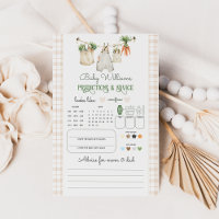 Jeu de Baby shower des fermiers cultivés localemen