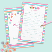 JEU DE BABY SHOWER DU COEUR DE CANDY