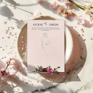 Jeu de Baby Shower Floral Aquarelle Rose Tendre po