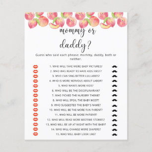 Jeu de baby shower "MAMAN ou PAPA au PECHE"