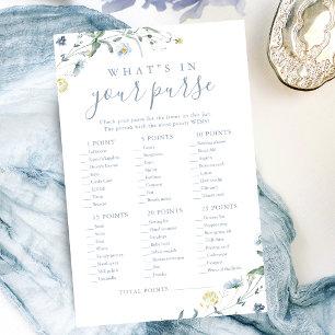 Jeu de baby shower mariage floral sauvage qu'est-c