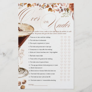 Jeu de Baby Shower : Martini au Café, Plus ou Moin