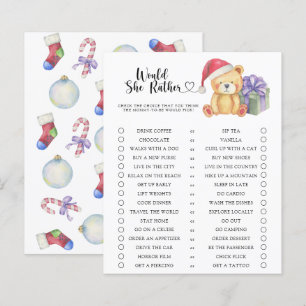 Jeu de baby shower « Ours / Ou plutôt »