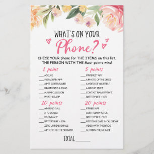 Jeu de Baby Shower personnalisé 'Qu'est-ce qu'il y