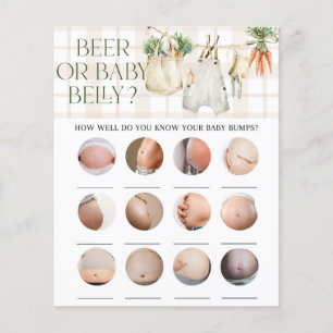Jeu de Baby shower pour papa ou maman cultivé loca