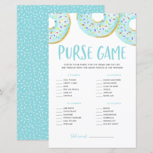 Jeu de baby shower : Qu'y a-t-il dans votre sacros
