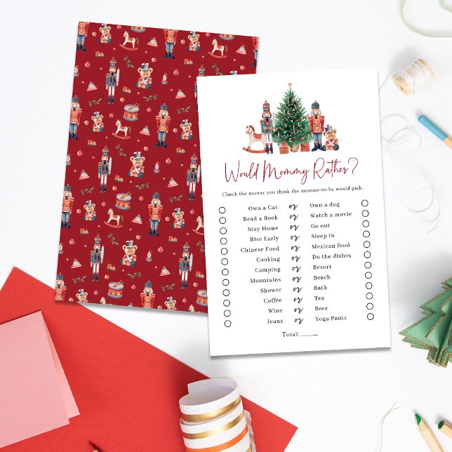 Jeu de Baby showers de vacances (Holiday Baby Shower Game
)