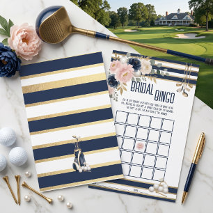 Jeu de Bachelorette de Bingo de mariage de Golf Na