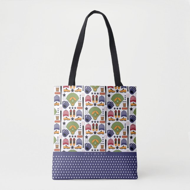 Jeu de baseball Équipement et Objets Motif Sac fou (Devant)