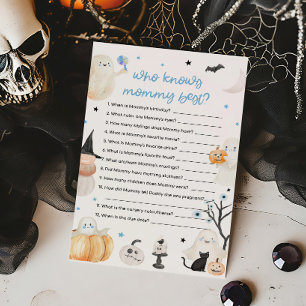 Jeu de bébé Halloween qui connaît le mieux maman