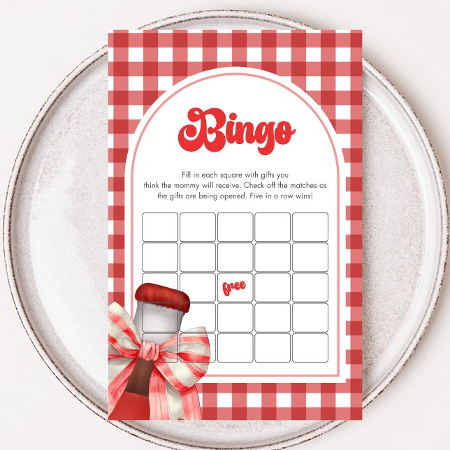 Jeu de Bingo Baby Shower 'Elle est Prête à Accouch (She's Ready to Pop Baby Shower Game)
