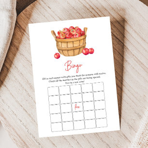 Jeu de bingo Baby Shower Panier de pommes d'automn