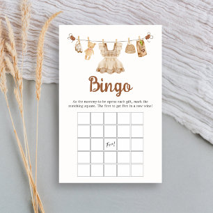 Jeu de bingo Baby Shower pour la préparation de ca