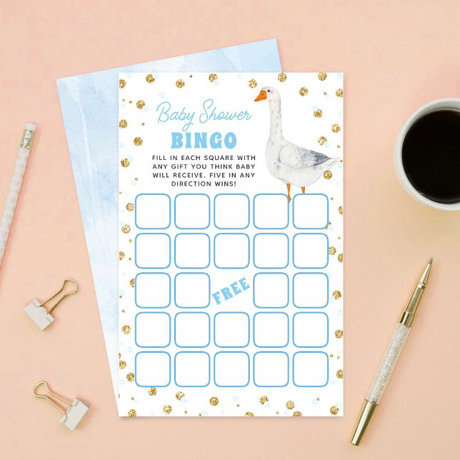 Jeu de Bingo Baby Shower Silly Goose (Créateur téléchargé)