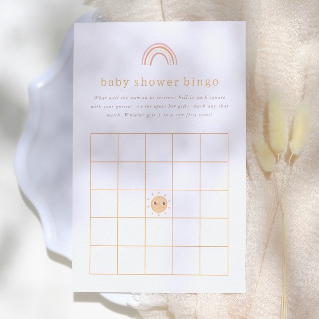 Jeu de Bingo Baby Shower Sunshine (Créateur téléchargé)
