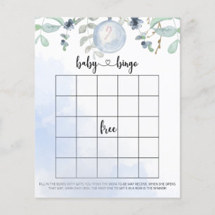 jeu de bingo bébé d'hiver