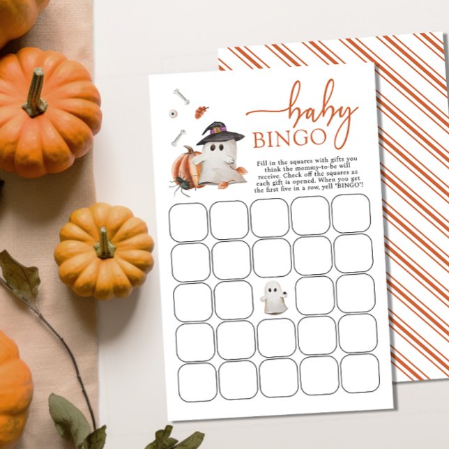 Jeu de Bingo Bébé Fantôme (Ghost Baby Bingo Game
)