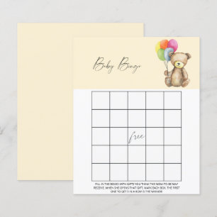 Jeu de Bingo bébé - Ours