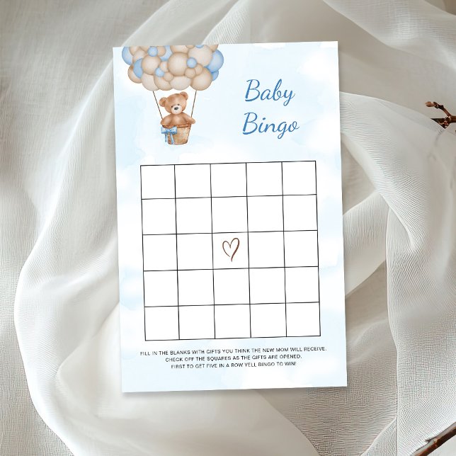 Jeu de bingo bébé ours en peluche (Créateur téléchargé)