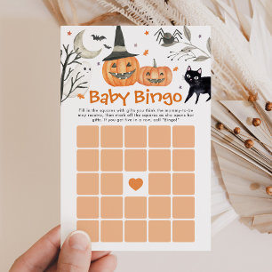 Jeu de Bingo de Baby shower de la petite boîte d'H