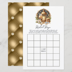Jeu De Bingo De Bachelorette De Luxe Gold Camp Bri