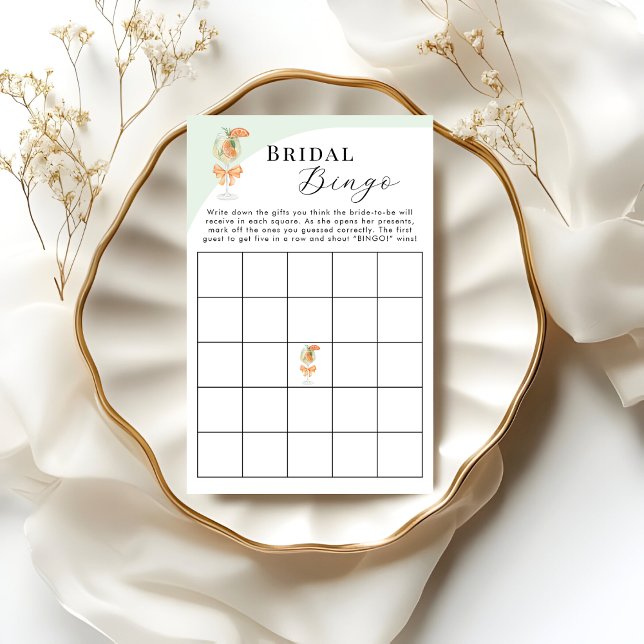 Jeu de bingo de mariage Aperol Spritz pour la fête (Créateur téléchargé)