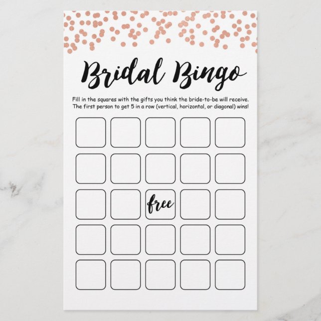 Jeu de Bingo de Mariage pour Enterrement de Vie de (Devant)
