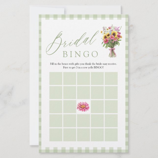 Jeu de Bingo de Mariage Sage Fresh Off The Market (Devant)