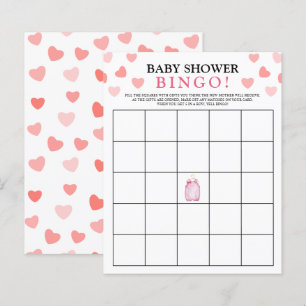 Jeu de Bingo Jeux de Baby Shower de la Saint-Val