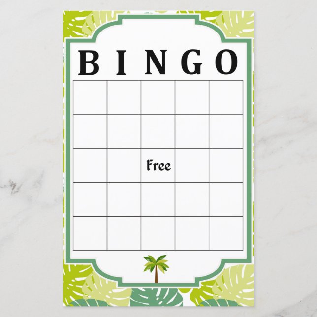 Jeu de bingo Palm (Devant)