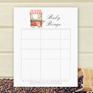 Jeu de bingo pour baby shower Coffee Cart Baby
