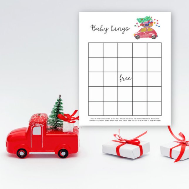 Jeu de bingo pour baby shower d'hiver (Créateur téléchargé)