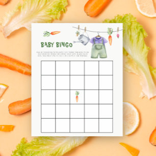 Jeu de Bingo pour baby shower fait localement
