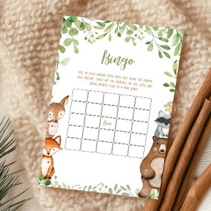 Jeu de bingo pour baby shower sur le thème de la f