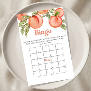 Jeu de Bingo pour Baby Shower Sweet Little Peach