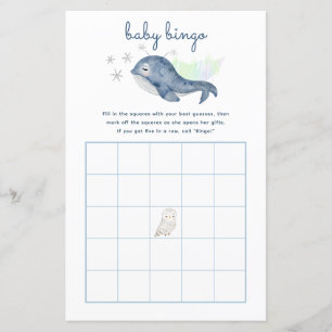 Jeu de Bingo pour bébé d'hiver - Baby shower de ba