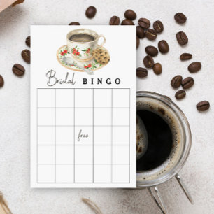 Jeu de bingo pour la douche de mariée Love is brew