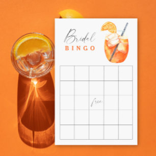 Jeu de bingo pour un mariage avec Aperol Spritz