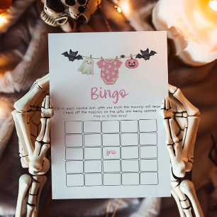 Jeu de Bingo sur la Corde à Linge Rose Little Boo