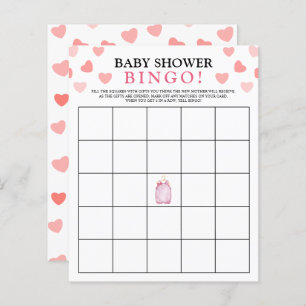 Jeu de Bingo   Valentine's Baby shower Games