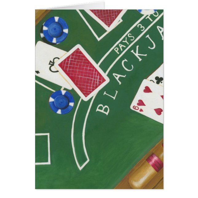Jeu de Blackjack avec chips par Chariklia Zarris (Devant)