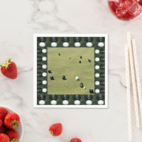 Jeu De Boules De Pelouse, Serviettes En Papier Ann