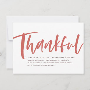 Jeu de brosse de remerciement Invitation de Thanks