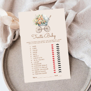 Jeu de caractéristiques de bébé dans un vieux land