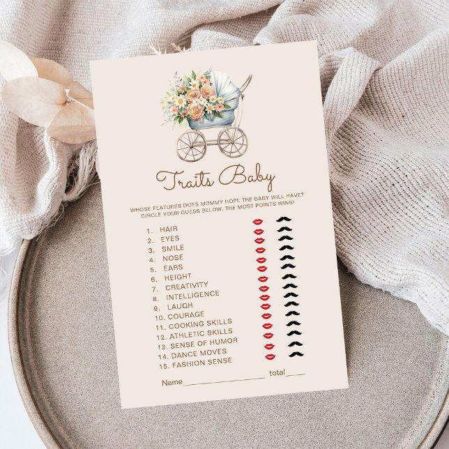 Jeu de caractéristiques de bébé dans un vieux land (Créateur téléchargé)