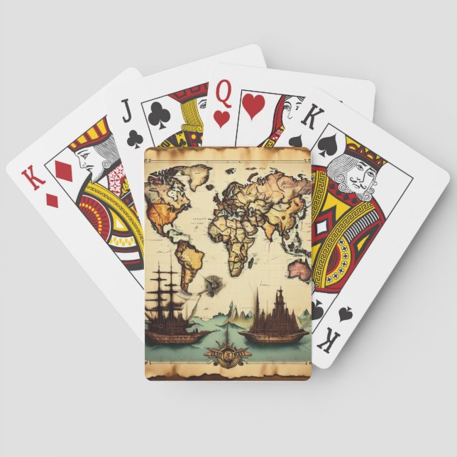 Jeu De Cartes Рубашка "Эпоха Великих Открытий" (dos)