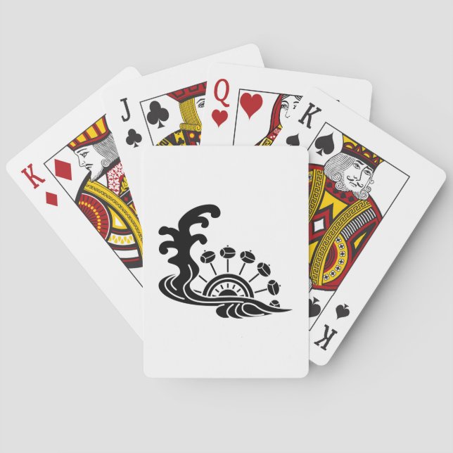 JEU DE CARTES 水に水車 (dos)