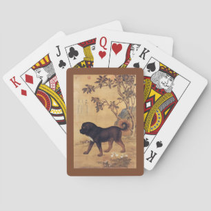 Jeu De Cartes 猊 苍 Cangni ~ Mastiff Tibétain ~ Giuseppe Castiglio