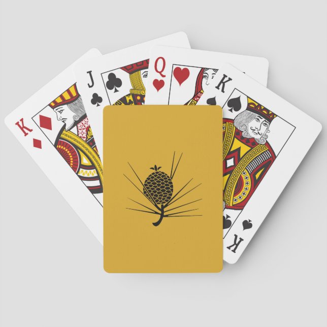 JEU DE CARTES 葉付松毬 (dos)