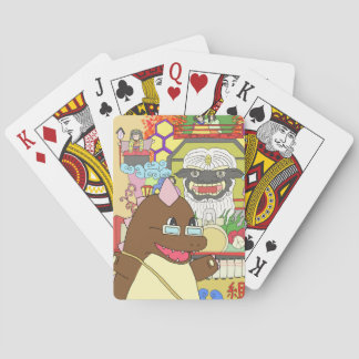 JEU DE CARTES 道の駅くじ　やませ土風館オリジナルキャラクターどっふぅくん　お祭りトランプ